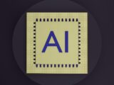 a computer chip with the letter a on it