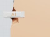 A name tag with ai written on it