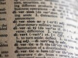 a close up of a book with a lot of words on it