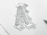 white and black abstract illustration