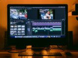 black flat screen computer monitor