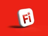 White adobe flash icon with red star on red background
