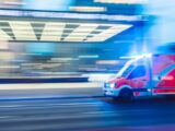 red vehicle in timelapse photography