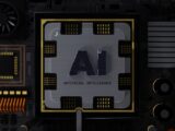 a computer chip with the letter ai on it