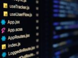 a close up of a computer screen with a bunch of text on it