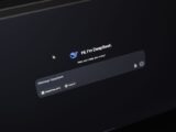 Screen displaying AI chat interface DeepSeek on a dark background.