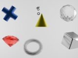 A group of different shapes and sizes of objects