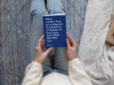 person holding book