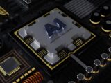 a computer processor with the letter a on top of it