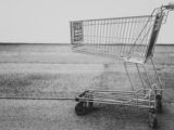 grey shopping cart